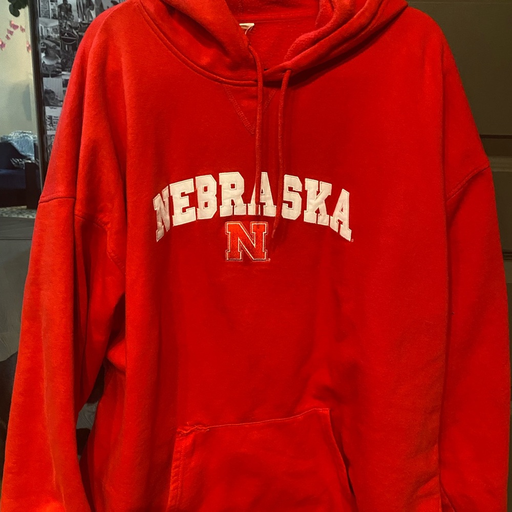Red Oversized Hoodie